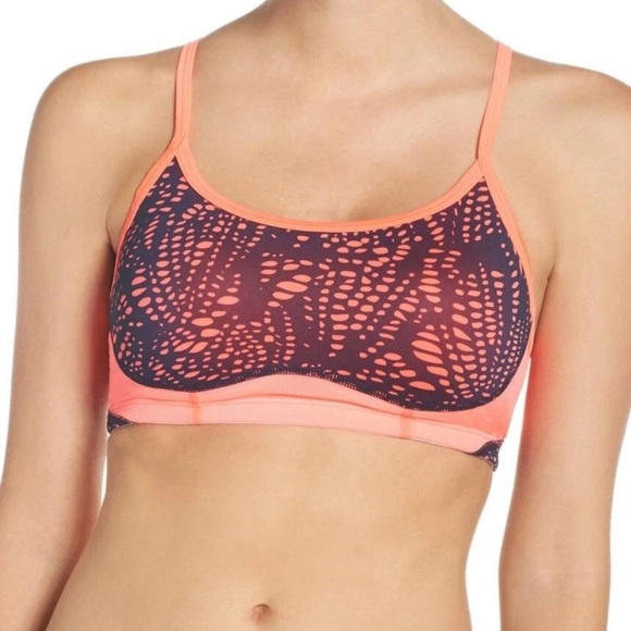 NEW BALANCE Womens Purple Obsessive Racerback Sports Bra Size Medium NWT - Picture 1 of 8